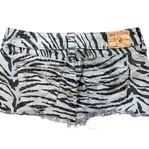 True Religion Mandy Micro Mini Skirt 28